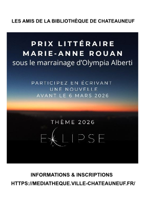 Remise du Prix littéraire Marie-Anne Rouan avec Olympia Alberti 