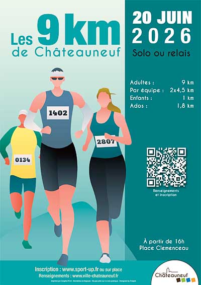 Les 9 km de Châteauneuf