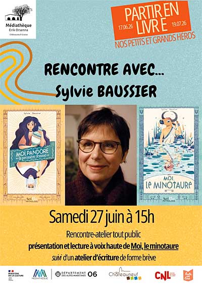 Partir En Livre : Rencontre avec l'autrice Sylvie Baussier