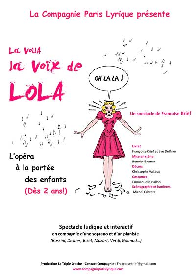 Spectacle jeunesse  : « La voilà la voix de Lola »